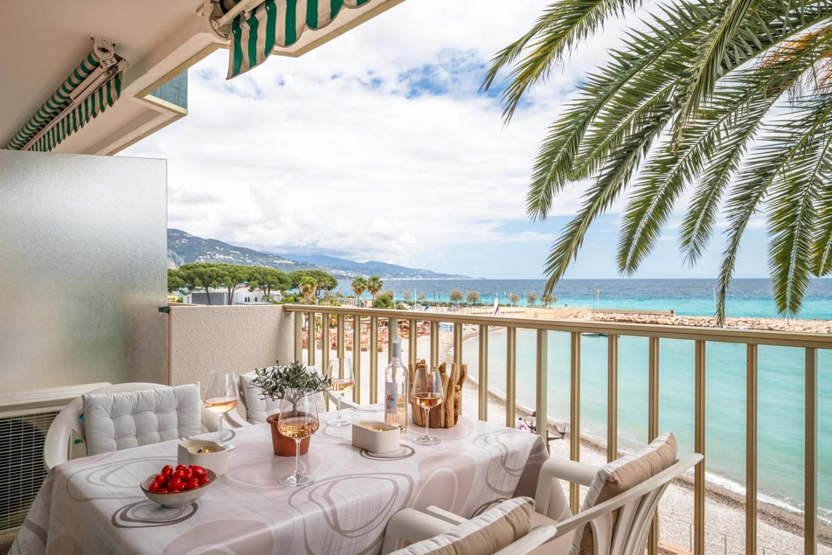 Le Coq Ligures - Air Conditioning - Seafront - Wifi Roquebrune-Cap-Martin Buitenkant foto